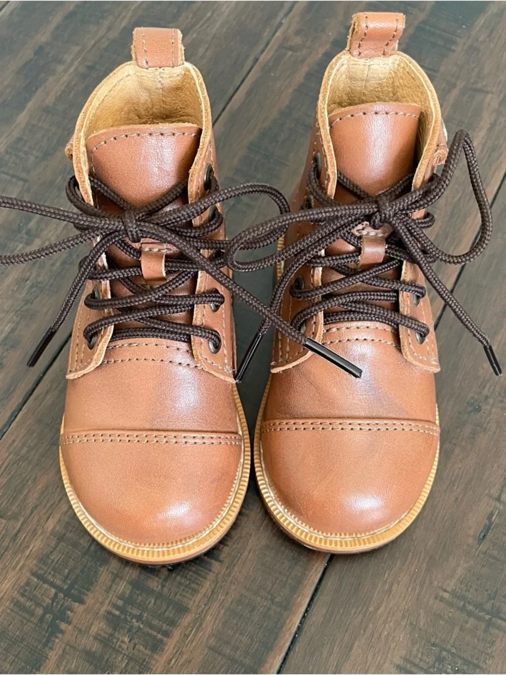 Mikoleon Heirloom Classic Brown Boots EU Size 20 | Toddler 4.5-5